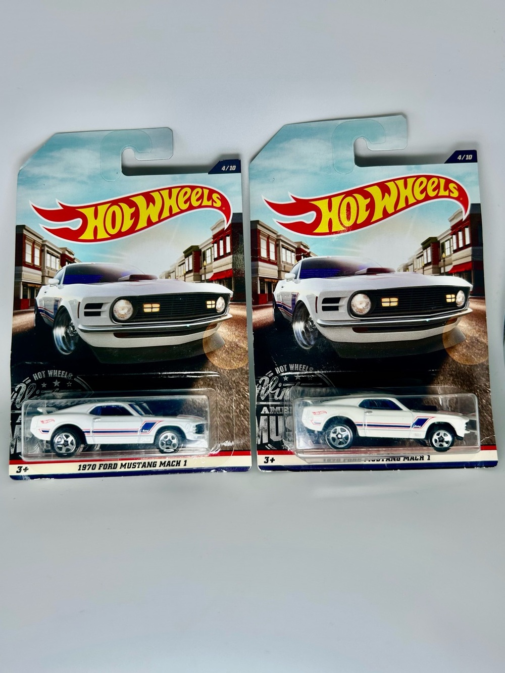 Hot Wheels Mustang Lot of 2x - 1970 Ford Mustang Mach 1 Vintage American Muscle
